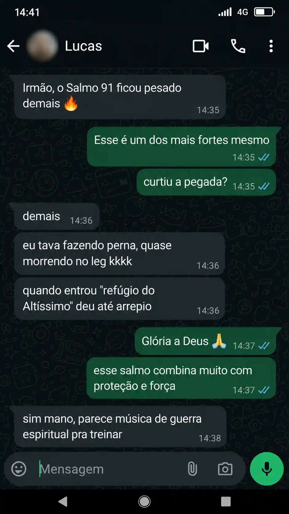 Depoimento de Lucas